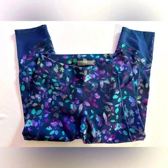 all in motion Girl's Activewear Flower Print Leggings (614) - Picture 4 of 9